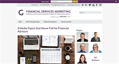 Desktop Screenshot of financialservicesmarketing.com